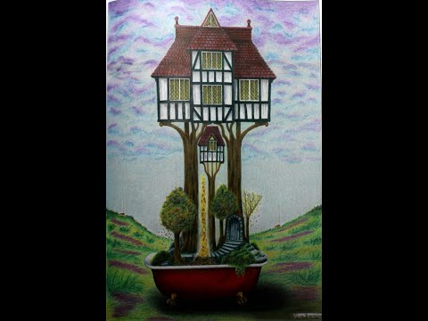 Video thumbnail: Speed Coloring · "A cloudy day" Fantastisches Malbuch by Colin Thompsons