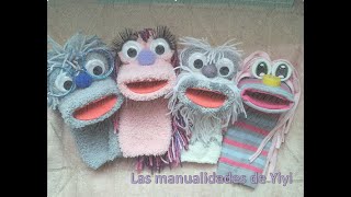 Marionetas con calcetines - Las manualidades de Yiyi