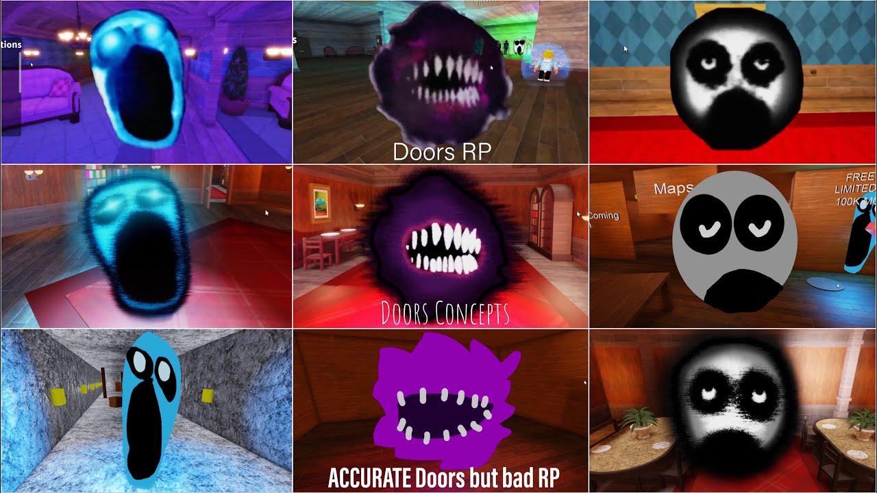 Roblox Doors Monsters VS Doors 2 Entities [HOTEL UPDATE] 