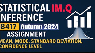 Statistical Inference 8417 |Autumn 2024 | AIOU Assignment Solution |Mean, Median, SD, hypothesis