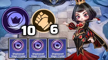 10/10 SHADOWCELL USING AURORA UNLI MAGIC CRYSTAL | MAGIC CHESS GO GO META