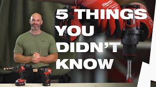 MILWAUKEE® Drills – 5 things you didn't know