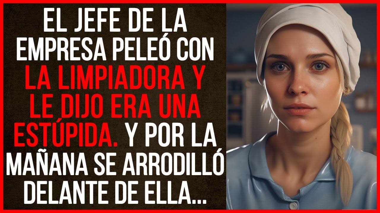 El jefe de la empresa peleó con la limpiadora y le dijo...