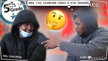 ARE YOU SMARTER THAN A 5TH GRADER (public interview)**high school edition**