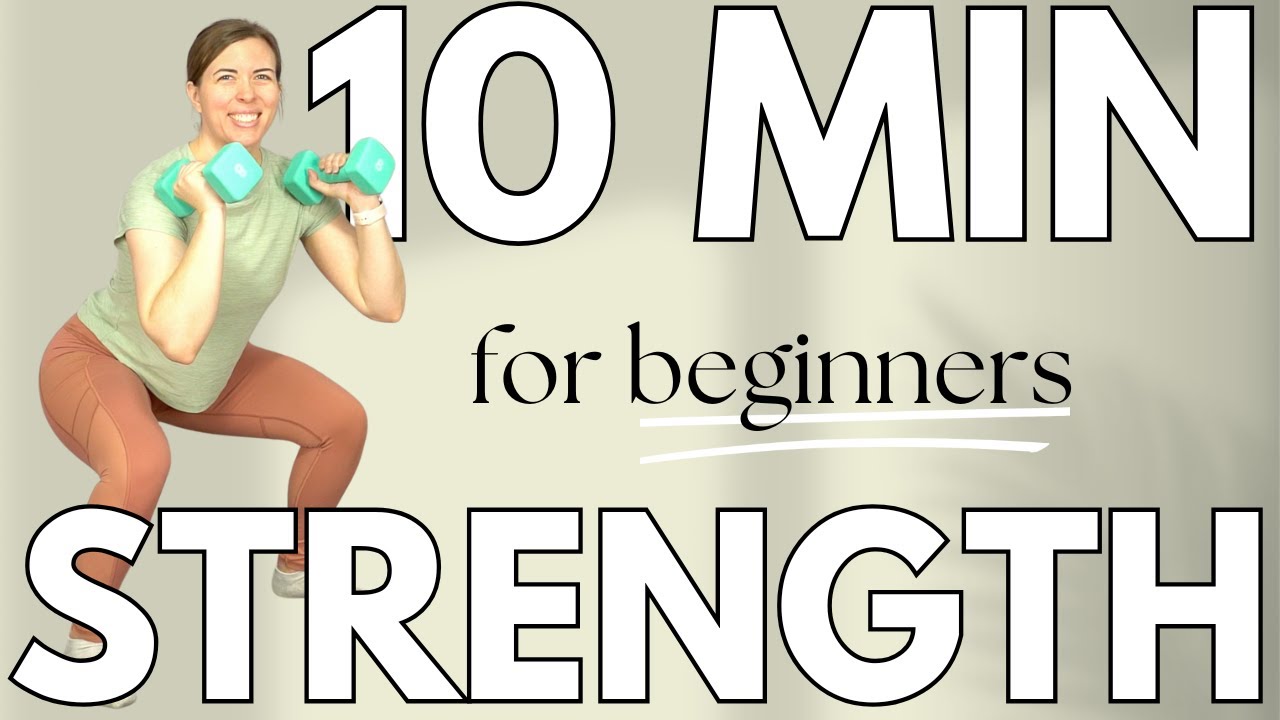 10 Min Full Body Dumbbell Workout | Beginner Strength Training