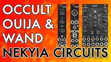 Creating HUGE oscillator tones with OCCULT (+ Ouija & Wand) & the Nekyia Circuits Eurorack range