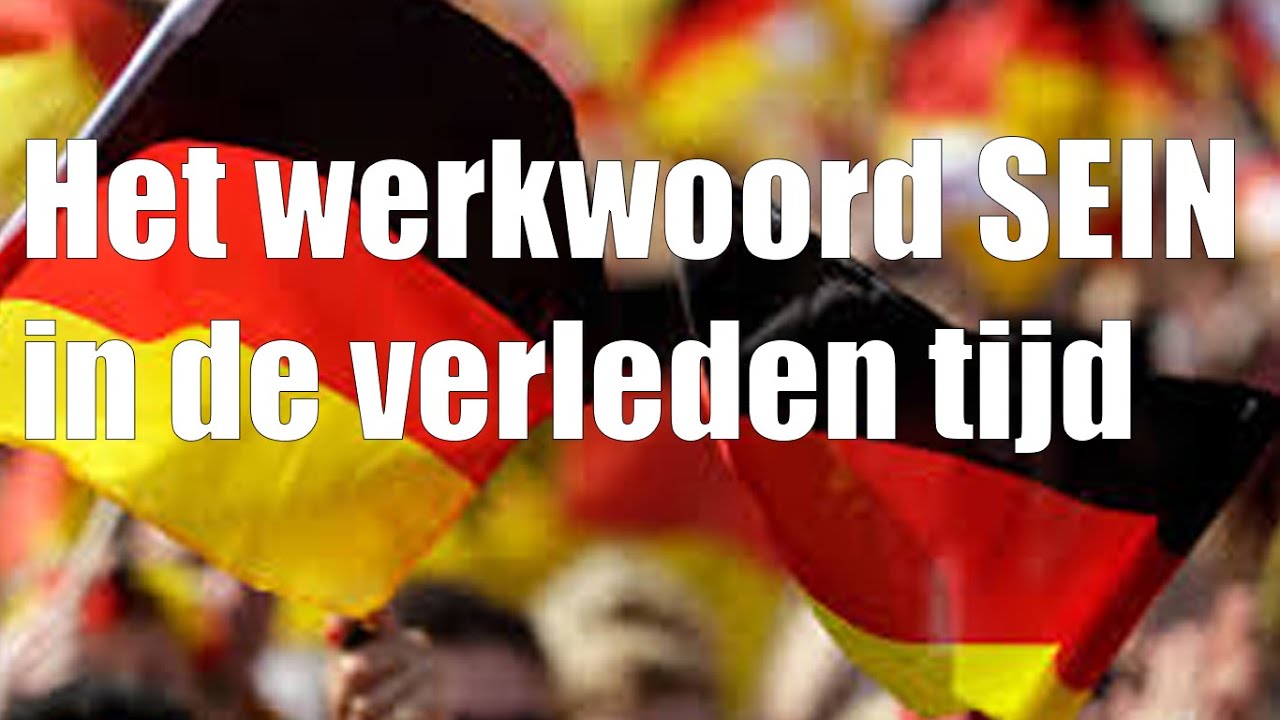 Het werkwoord SEIN in de verleden tijd