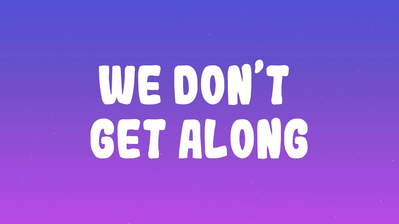 Juice WRLD & Marshmello - We Don’t Get Along - YouTube