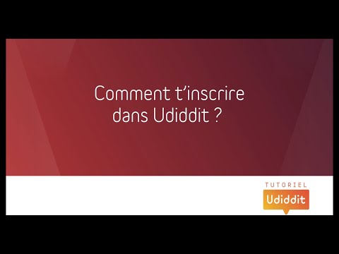 Tutoriel pour les élèves n°1 : inscription sur Udiddit