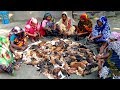 100 Whole Chicken Roast Cooking By Women | Serve To 300+ Kids & Villagers To Celebrate New Year