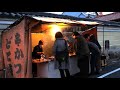 行列のできる平野のどて焼き串カツ屋台に密着してみた　Old style Japanese street Food KUSHIKATSU stall in TAKEDA