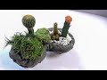 Unique creations from cement / DIY cement flower pots from old plastic bottles / Cement craft ideas