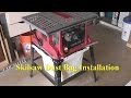Table Saw Dust Bag Installation Table Saw Dust Bag Installation