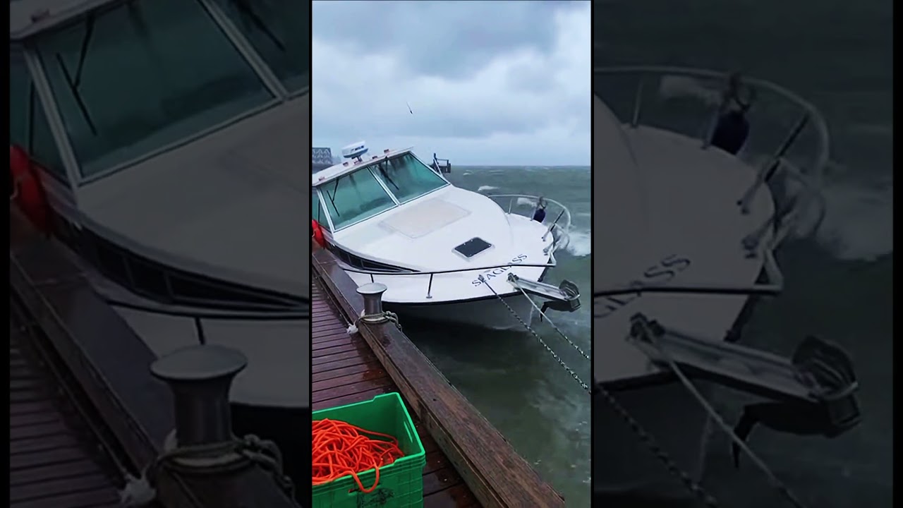 Watch This Expensive Boat Sink at the Dock! 😱