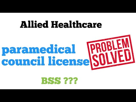 GOVT Approved Paramedical Council|BSS Certificate |dataflow valid certificate|Allied Healthcare