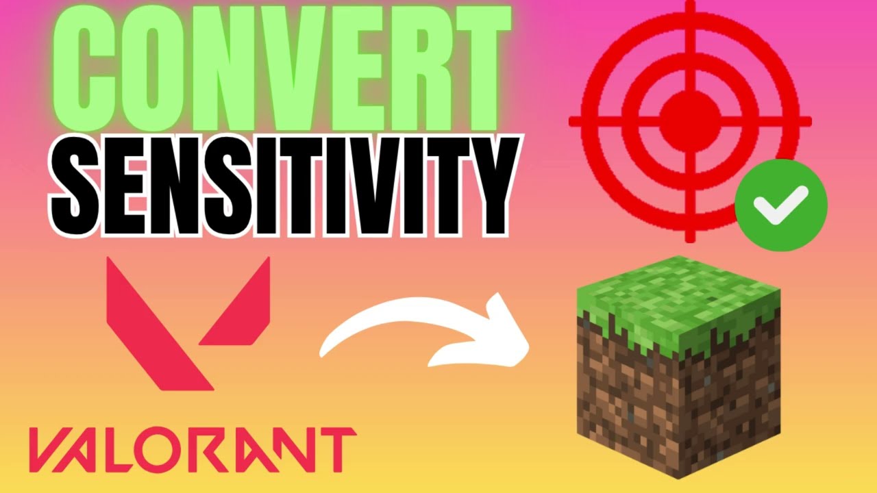 How to Convert Valorant Sensitivity to Minecraft