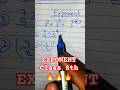 Exponent Hacks: 5 Laws in 60 Seconds! ⚡The Secret of : Why it happens? 🧐#maths #viral