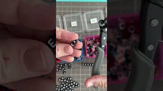 Making Halloween Word Charms Alphabet Beads & Bead Looper Tool #diycharms #halloweencrafts #beading