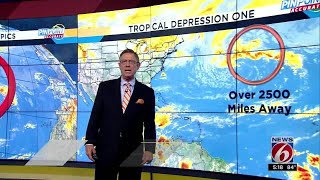 Tropical storm Arlene forms