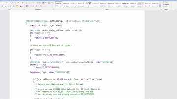 DirectShow Filter Raw input file source