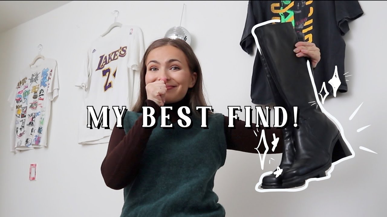 Thrift with me! + productive work day | thrifted this bts!