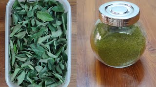 How to store Curry Leaves -DJM's Kitchen