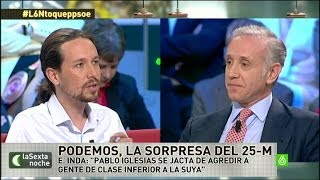 laSexta Noche - Inda: "Respeto a la gente que votó a Podemos, es gente desesperada"