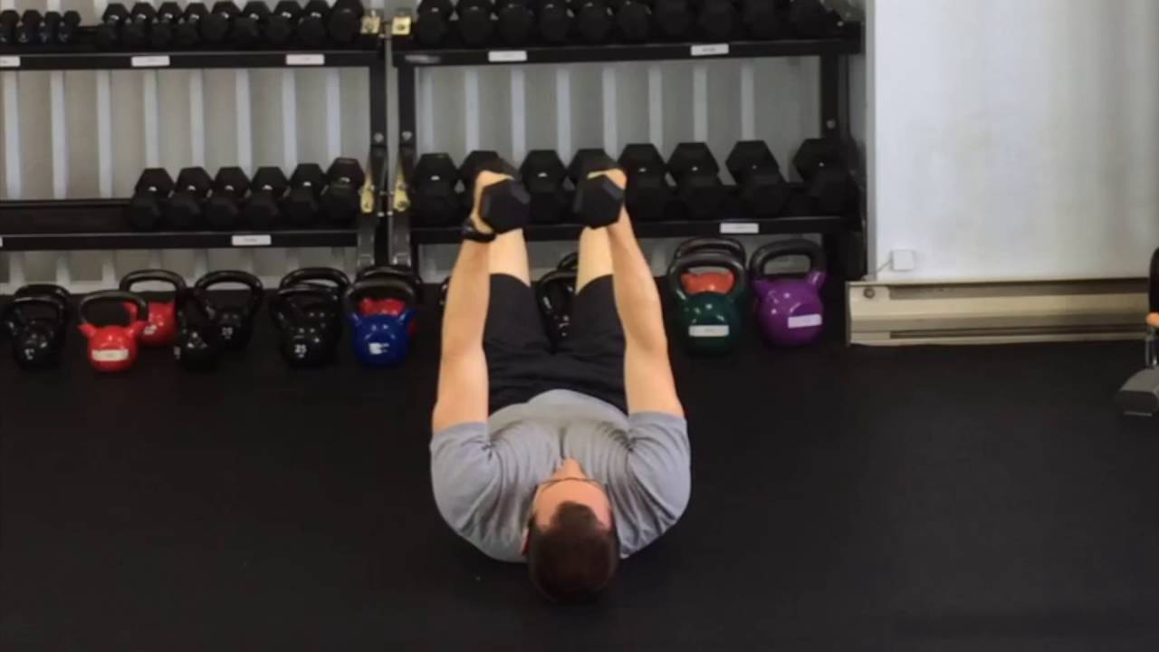 Chest Fly On Ground Dbs Exercise Library Youtube