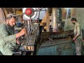 Resurfacing Seized Diesel Engine Head in Local in Local Workshop || Repairing Engine Cylinder Head