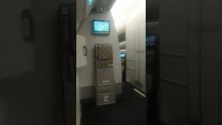 Exit door in Ethiopian airline Exit door in Ethiopian airline