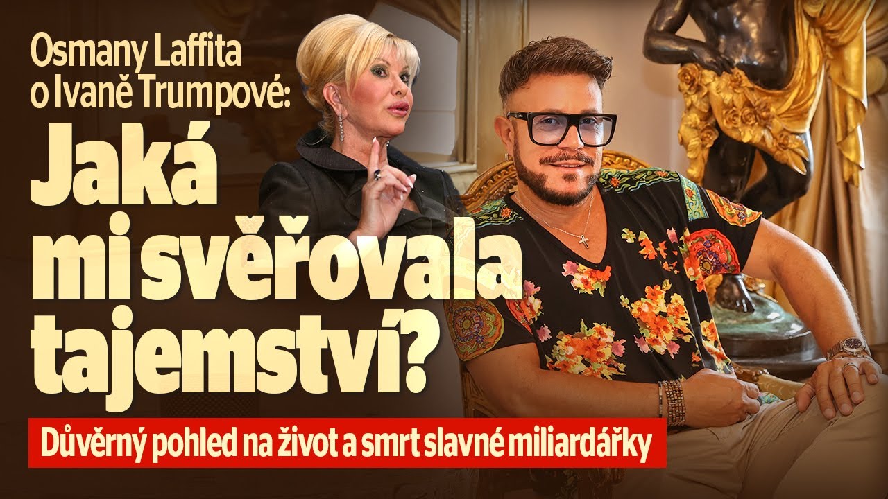 Osmany Laffita o Ivaně Trumpové: Jaká mu svěřovala tajemství? Důvěrný rozhovor o slavné miliardářce