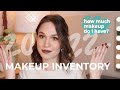 2022 Makeup Inventory | Counting Every Category in My Makeup Collection!