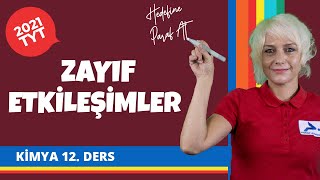 Zayıf Etkileşimler | 2022 TYT Kimya Konu Anlatımları #tytkmy