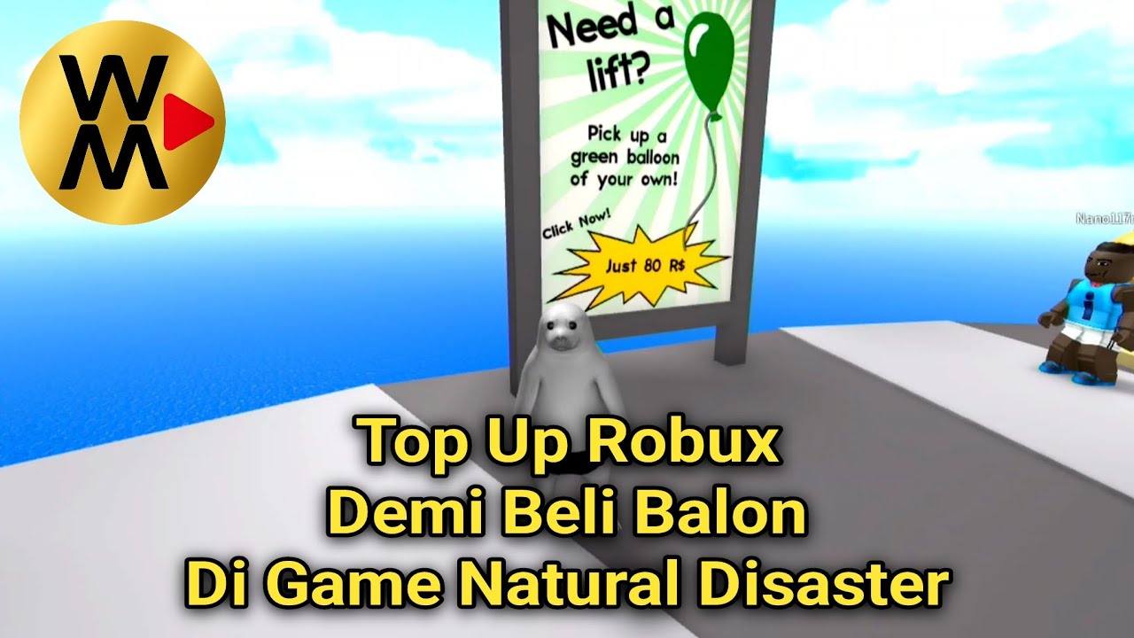 Top Up Robux Demi Beli Balon Biar Bisa Pamer Ke Pakde