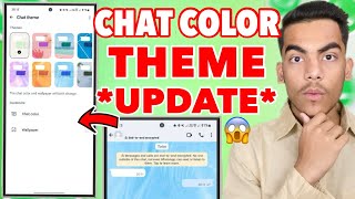 WhatsApp New Chat Themes | WhatsApp Chat Theme 20 Different Colors Update | WhatsApp Update screenshot 5
