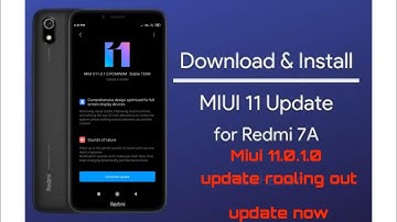 Redmi 7a miui 11.0.1.0 update rolling out  download link ||update size ||full information update now