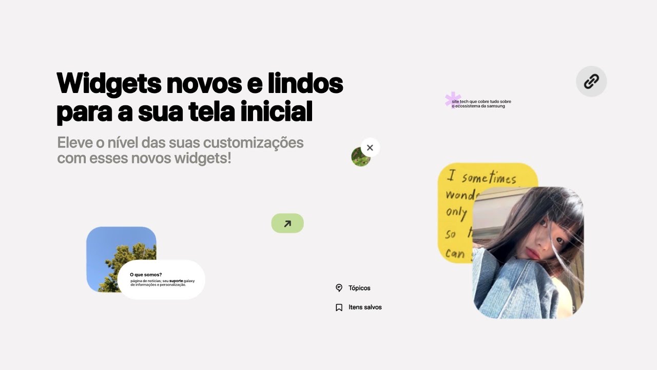 火ㅤNovos widgets INCRÍVEIS para personalizar a sua tela inicial! Diversas opções ✨