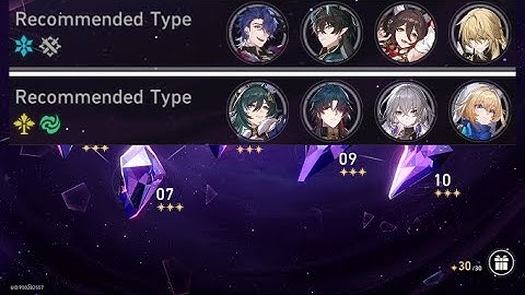 Memory of Chaos 10 (3 Stars, 30 Cycles Left), 0 Cycles, Lv. 20 Sampo, Part 2 | Honkai: Star Rail