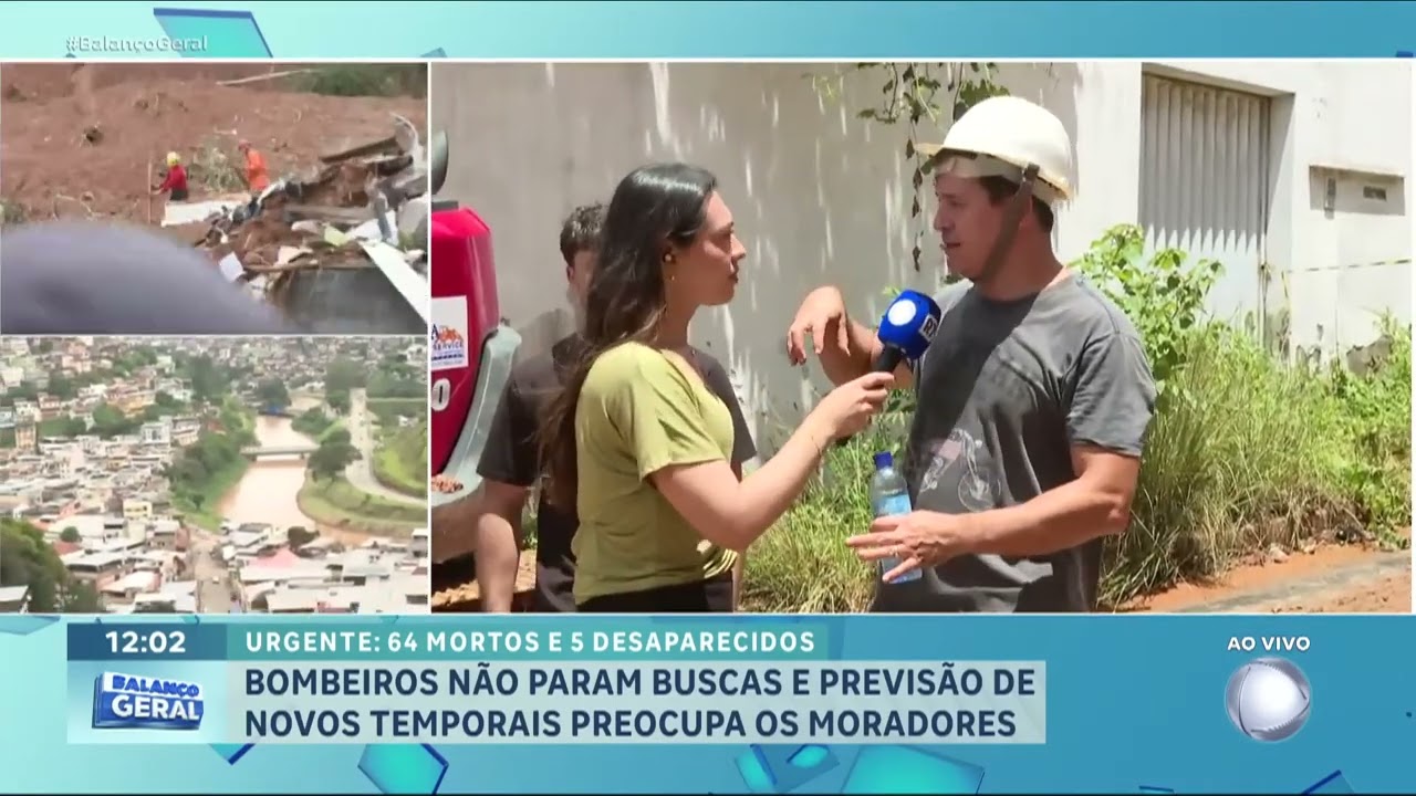 Previsão de novos temporais preocupa moradores de Minas Gerais