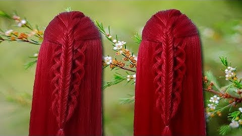 Loop Braid + Bow and Fishtail Combination | DIY - 2🌾🌾🌾