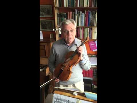 Early Music Days 2016 - Simon Standage Historical violin master course