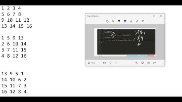 2.20 ROTATE MATRIX (Arrays)-Interviewbit #arrays#programming