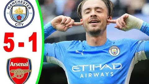 WATCHED; Manchester City vs Arsenal 5:1 extended highlights with all goals 2021