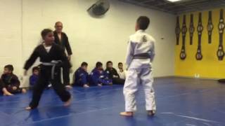 Santiago G Jr. White Training With His Cousin Luis Black
