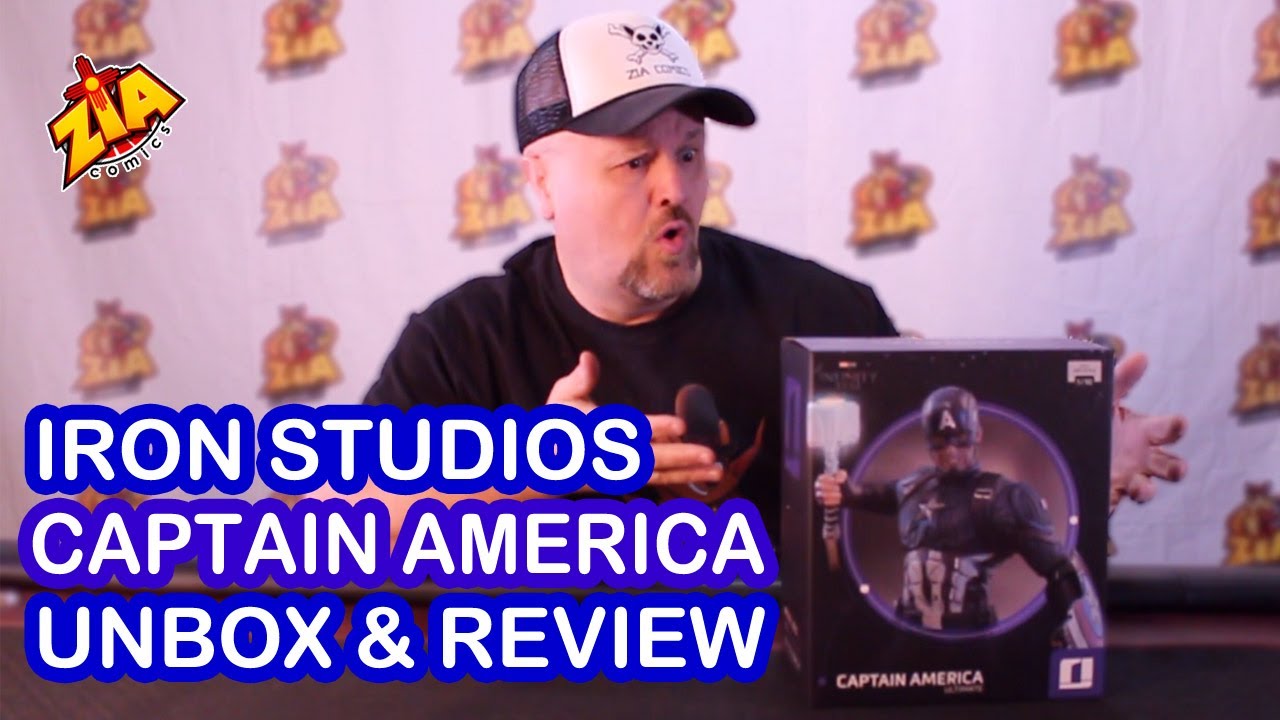 Captain America Ultimate 1:10 Scale Statue from Iron Studios unbox 