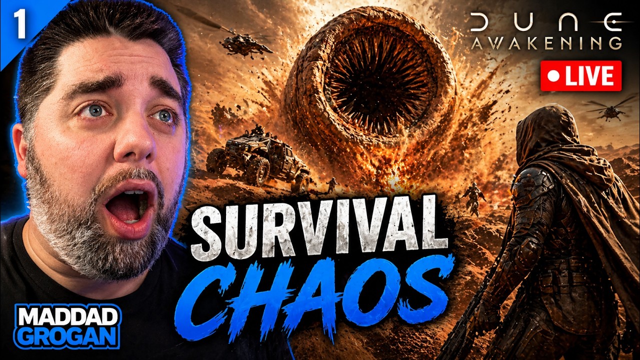 Dune: Awakening LIVE — Surviving My First Day on Arrakis