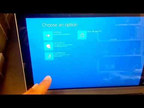 Surface Pro 3 Factory Reset