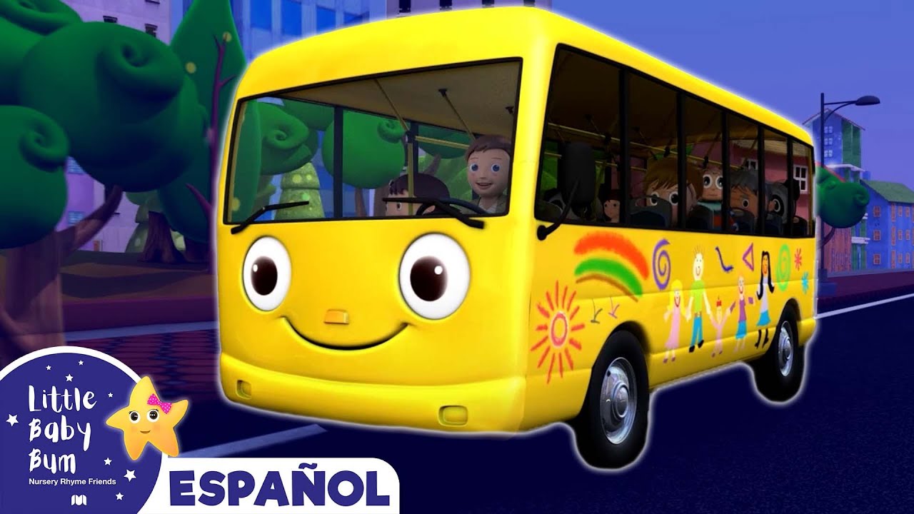 Las ruedas del autobús clásico | Canciones Infantiles | Little Baby Bum en Español