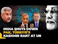 Refrain from making unsolicited comments india rebukes pakistan trkiye at un on kashmir