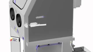 Aquablast Wetblasting Machine - Interior